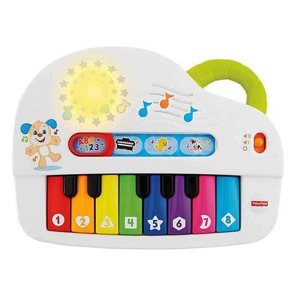 Imagem de Aprender e Brincar Piano do Cachorrinho com Luz e Som Fisher-Price GFX34 - Mattel