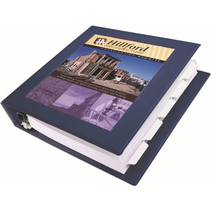 Imagem de Apresentação emoldurada Binder Avery, sem travamento, 1,27 cm, azul marinho