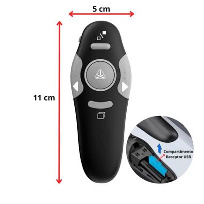 Imagem de Apresentador Controle de Slides com Laser para Power Point Apresentação Projetor Aulas