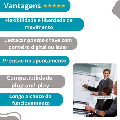 Imagem de Apresentador Controle Sem Fio Powerpoint Laser Wireless