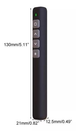 Imagem de Apresentador de Slides Controle Sem Fio com Apontador Laser e Ponteira Facilite suas apresentações com precisão