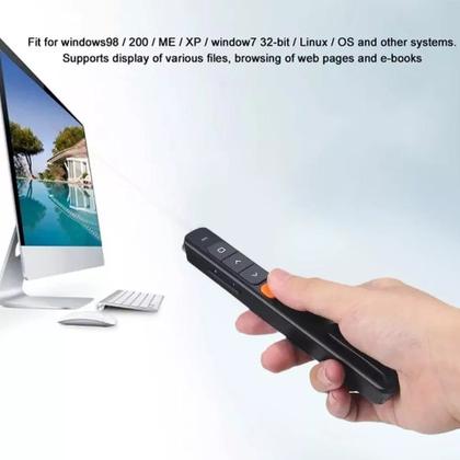 Imagem de Apresentador de Slides Controle Sem Fio com Apontador Laser e Ponteira Facilite suas apresentações com precisão