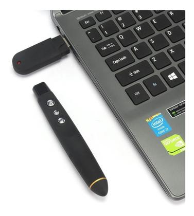 Imagem de Apresentador Slide Apontador Laser Controle Sem Fio - Kapbom