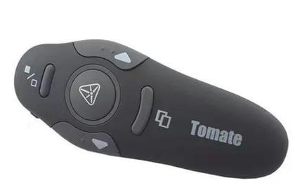 Imagem de Apresentador Slide Apontador Laser Controle Sem Fio Tomate MCT-105 Preto