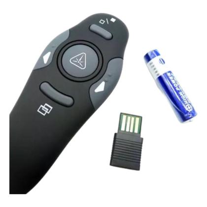 Imagem de Apresentador Slide Apontador Laser Controle Sem Fio Tomate MCT-105 Preto