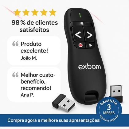 Imagem de Apresentador Slide Passador Apontador Laser Controle Sem Fio Controle usb Slide Laser Sem Fio Profissional