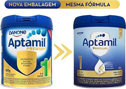 Imagem de Aptamil Premium 1 Fórmula Infantil Lata com 800G