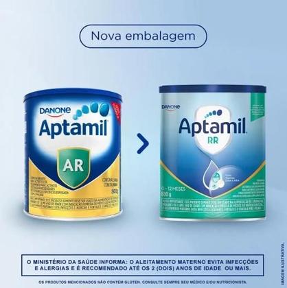 Imagem de Aptamil RR 800g Danone Fórmula Infantil 0 a 12 Meses