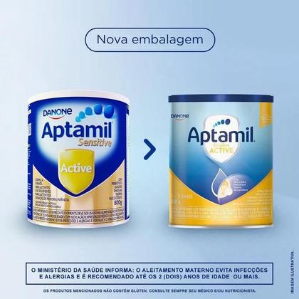 Imagem de Aptamil Sensitive Active 800g Fórmula Infantil 0 A 3 Anos