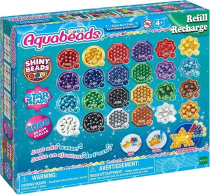 Imagem de Aquabeads Refil Shiny Bead Pacote De Contas Brilhantes Epoch