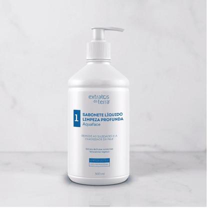 Imagem de Aquaface Sabonete Liquido Limpeza Profunda Todos Os Tipos De Pele 500 ml