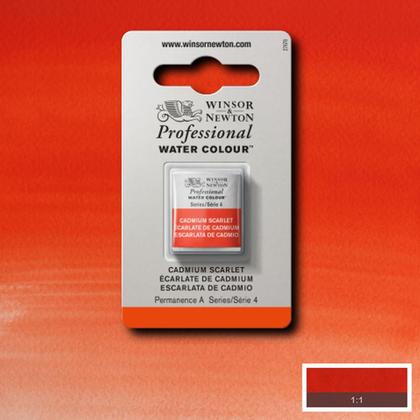 Imagem de Aquarela Pastilha Profissional Winsor Cadmium Scarlet 106