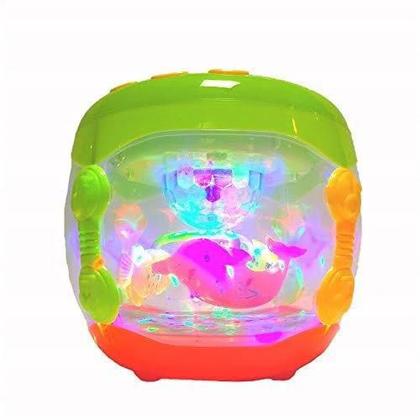 Imagem de Aquario abajur infantil luminária musical e luzes!!