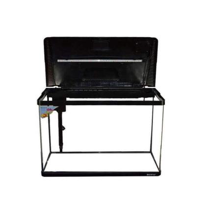 Imagem de Aquário Boyu Curvo Preto EC-600 66L - 220V