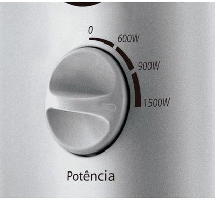 Imagem de Aquecedor a Óleo Portátil  com  rodinhas deslizantes 220V, Preto/Prata, 1500W - A-06 Mondial