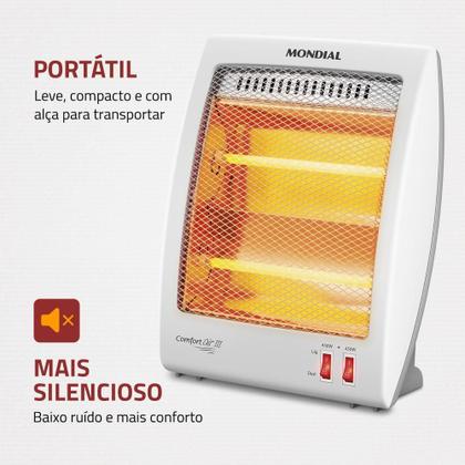 Imagem de Aquecedor Ambientes 900W 2 Em 1 Quartzo Confort Iii - A-16