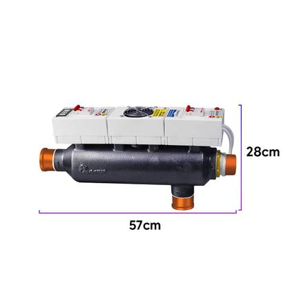 Imagem de Aquecedor Auto Silencioso Econômico Para Piscinas 60 Mil L