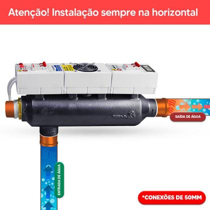 Imagem de Aquecedor Auto Silencioso Econômico Para Piscinas 60 Mil L