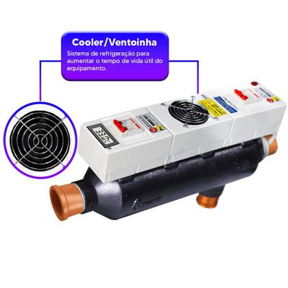 Imagem de Aquecedor Auto Silencioso Econômico Para Piscinas 60 Mil L