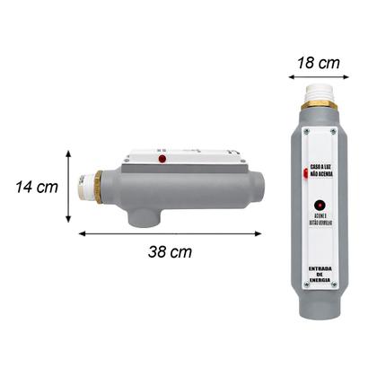 Imagem de Aquecedor Automático Compacto Piscinas Até 40k Litros 10 Kw