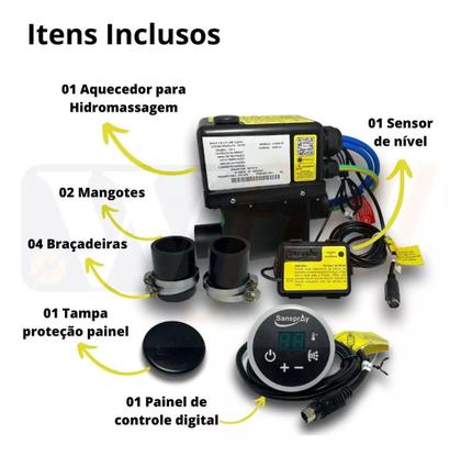 Imagem de Aquecedor Banheira Digital Sanspray 4700w 127v 3 Funcoes