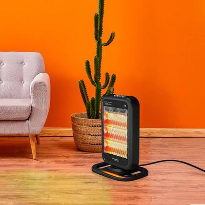Imagem de Aquecedor Cadence Halógeno Lumiconfort AQC315 Preto 220v