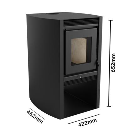 Imagem de Aquecedor Calefator Nano Dupla Combustão 680GF Grafite Metávila