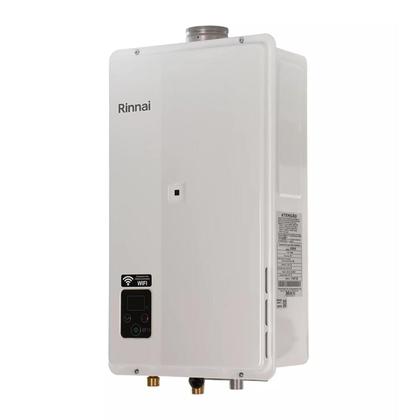 Imagem de Aquecedor de Água a Gás Digital Rinnai 33 Litros E33 Bivolt GLP - Branco
