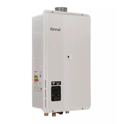 Imagem de Aquecedor de Água a Gás Digital Rinnai 33 Litros E33 Bivolt GLP - Branco