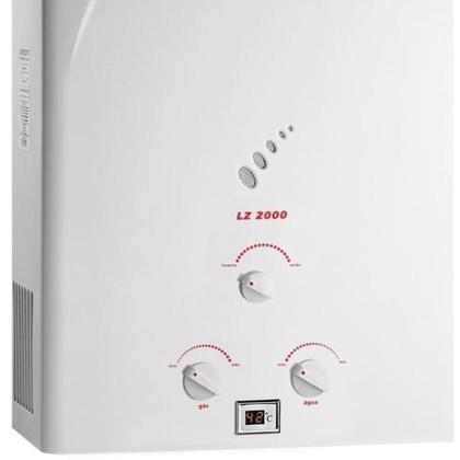 Imagem de Aquecedor de Água a Gás GLP Lorenzetti LZ 2000, 19 Litros, Exaustão Natural