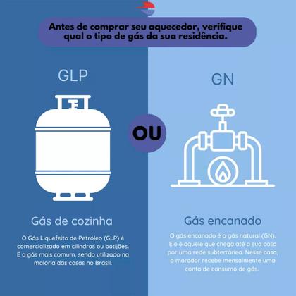 Imagem de Aquecedor De Água A Gás Komeco 16 Litros KO 16SL Decor GN Prata