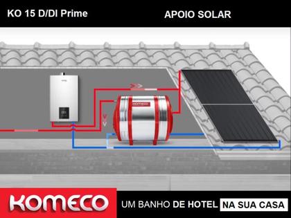 Imagem de Aquecedor De Água A Gás Komeco KO 16 Di Prime 16 Litros Glp Com Modulo Wi Fi E Kit