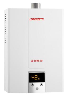 Imagem de Aquecedor De Água A Gás Lorenzetti Lz 2000 De 20 Litos Glp Com Kit Instalação
