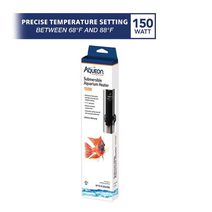 Imagem de Aquecedor de aquário Aqueon Submersível 150W para tanque de 208L