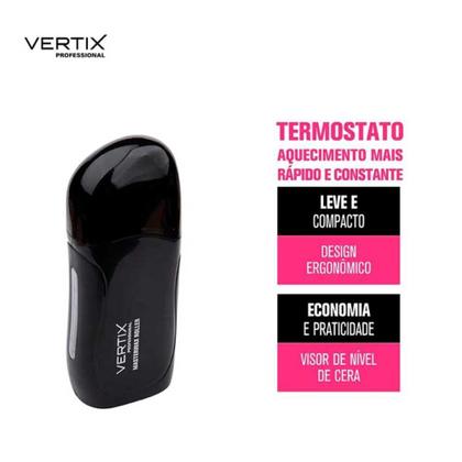 Imagem de Aquecedor de Cera Depilatória Prosissional Roll On MasterWax Roller Vertix Bivolt