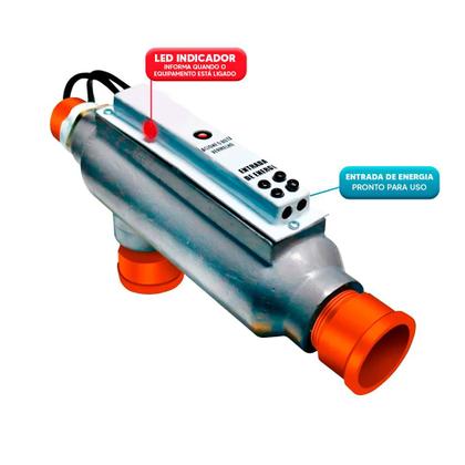 Imagem de Aquecedor de piscinas até 40 mil litros 10kw 220v