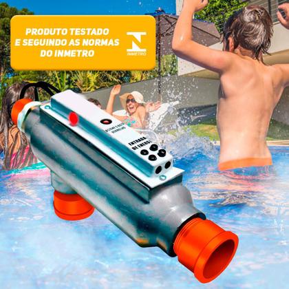 Imagem de Aquecedor de piscinas até 40 mil litros 10kw 220v