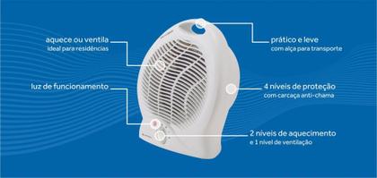 Imagem de Aquecedor Domestico Thermo 2 Temperaturas 2000W - 200V  A1-02