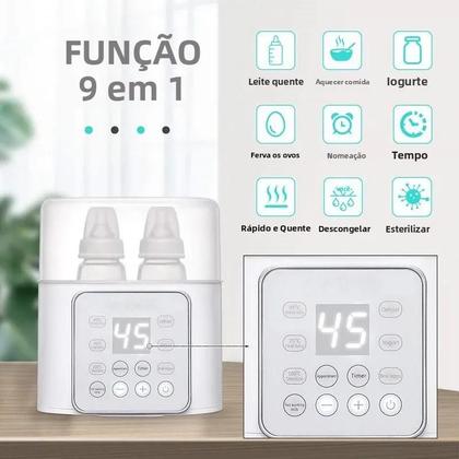 Imagem de Aquecedor e Esterilizador de Mamadeiras Multifuncional - Rápido e com Controle de Temperatura