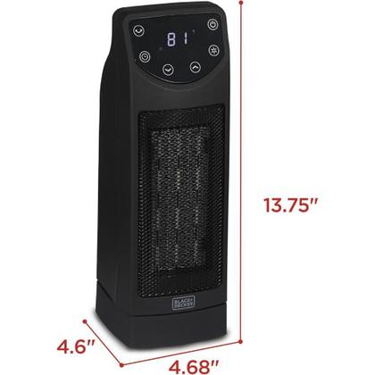 Imagem de Aquecedor Elétrico Black+Decker BHT907R 1500W 127V - Portátil, Silencioso e Econômico