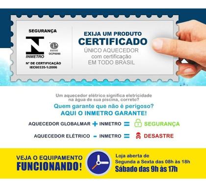 Imagem de Aquecedor Elétrico De Piscina Manual Até 100 Mil Litros Trifasico