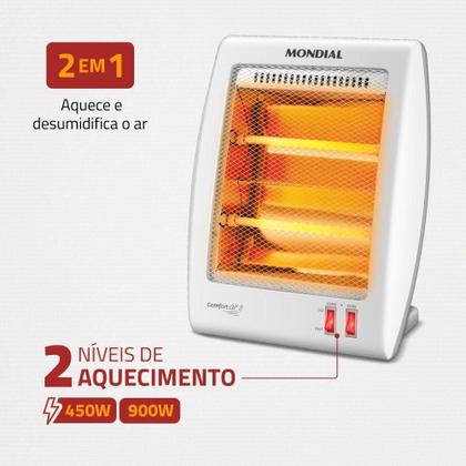 Imagem de Aquecedor Halógeno Comfort Air Mondial A-15 110v