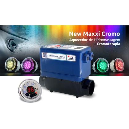 Imagem de Aquecedor Hidro Banheira Ofuro New Max Cromo 8000w 220v Sinapse