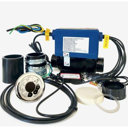 Imagem de Aquecedor Hidro Banheira Ofuro New Max Cromo 8000w 220v Sinapse