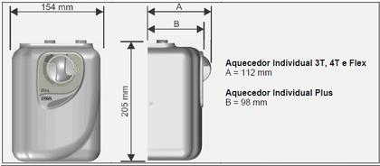 Imagem de Aquecedor Individual 4T 6400W 220V Cardal Branco AQ249/2