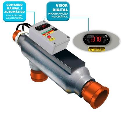Imagem de Aquecedor Ions Para Piscinas Até 40.000 Litros C/ Ionizador