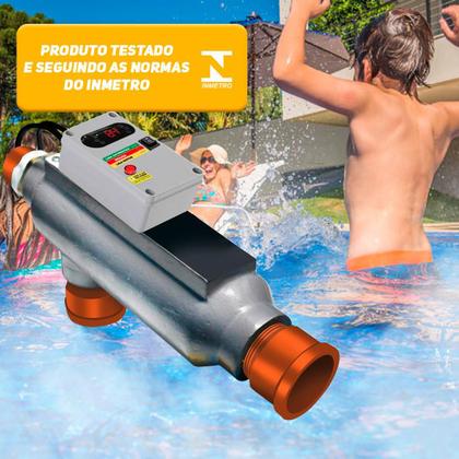 Imagem de Aquecedor Ions Para Piscinas Até 40.000 Litros C/ Ionizador