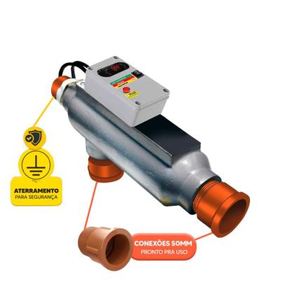 Imagem de Aquecedor Ions Para Piscinas Até 40.000 Litros C/ Ionizador