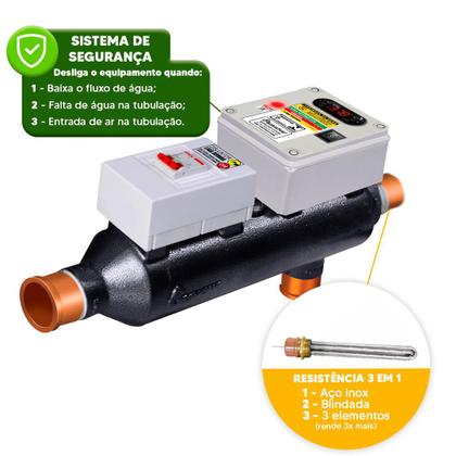 Imagem de Aquecedor Para Piscina Automático Digital Para 40 Mil Lts