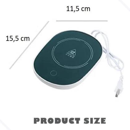 Imagem de Aquecedor Portátil Caneca Xícara Bebidas Chá Café Mesa 220v